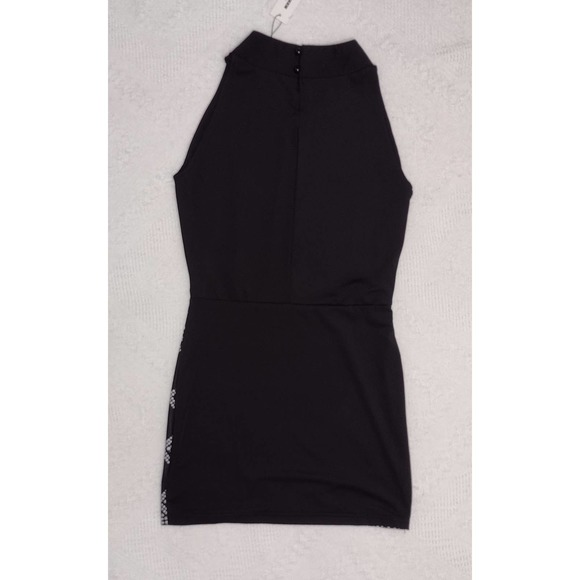 CBR medium black dress womens medium cotton polyester thigh length sleeveless - Picture 4 of 9